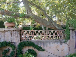 Sedona garden wall